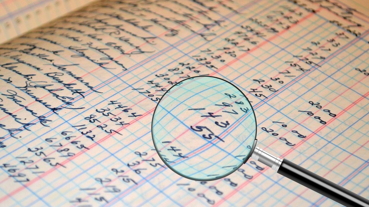 Registro degli affari per l'agenzia investigativa